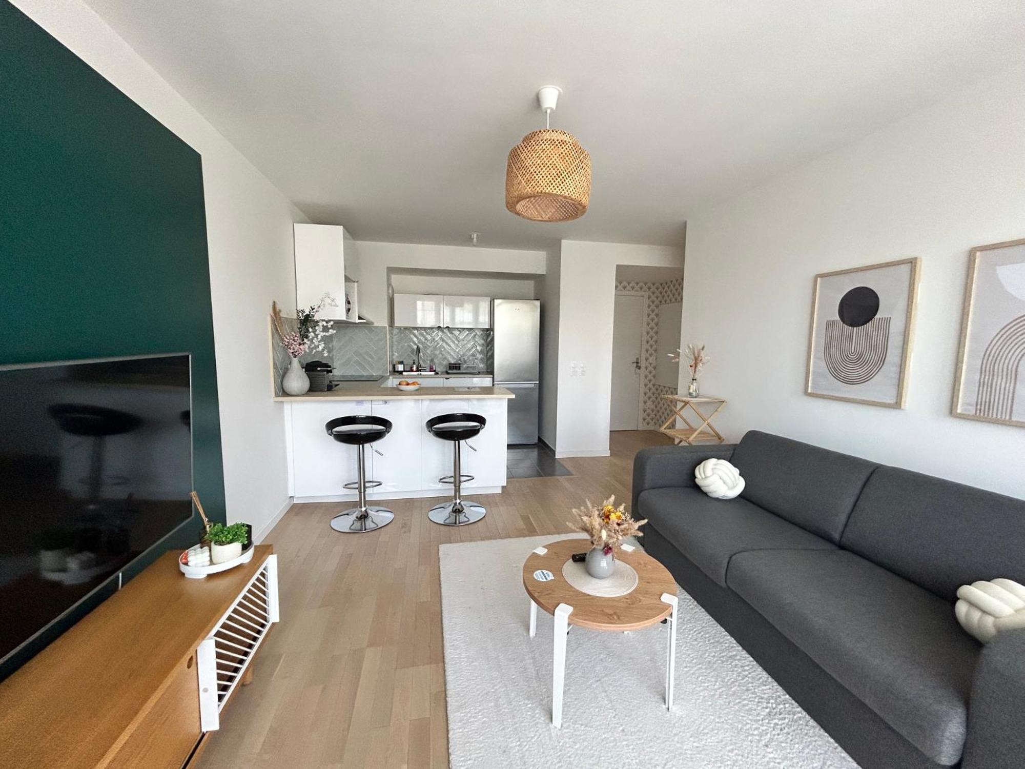 Elegant Appartement Minimaliste Entre Paris Et Disney Noisy-le-Grand Exteriör bild